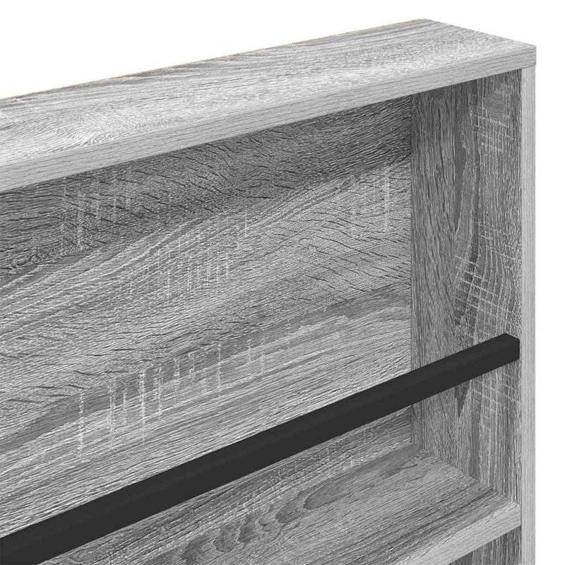 Wood Magazine Rack, Grey