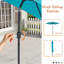Parasol de marché 7,5 pi Blaise-290991855