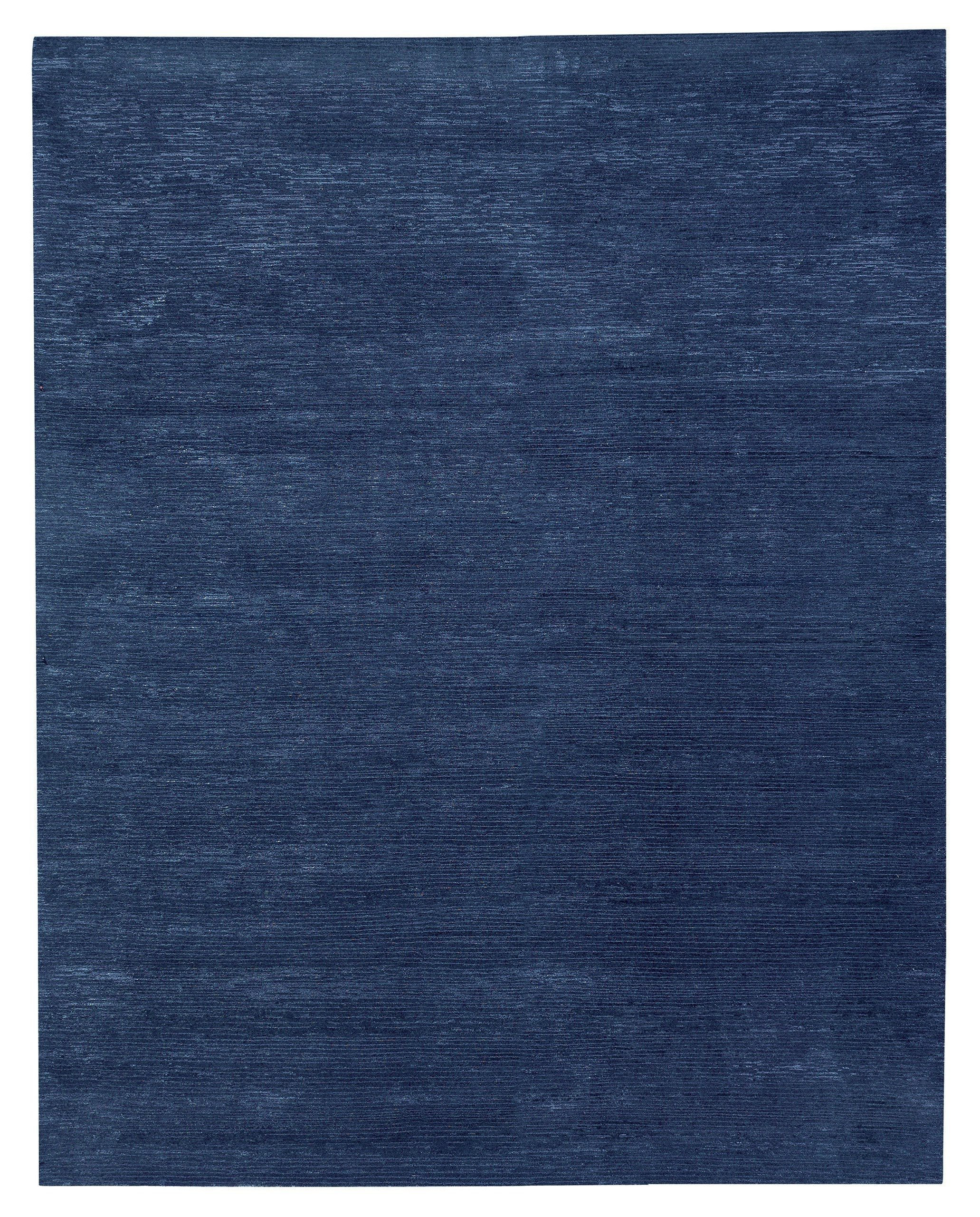 Tufenkian Pure Textures Hand-Knotted Blue Area Rug | Perigold