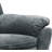 Felix Collection Contemporary Style Fabric Upholstered Living Room Electric Recliner Power Chair, Dark Gray