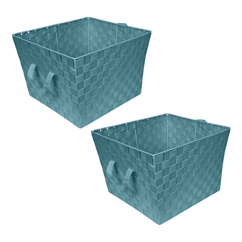 Panier de plastique, Grand, Saphir, 2