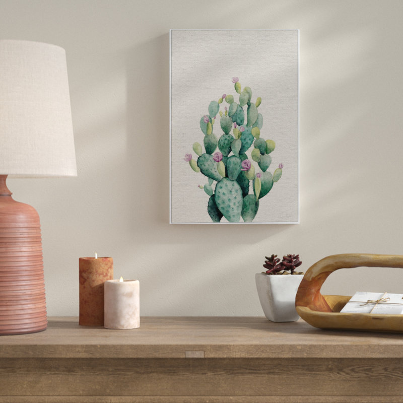 Desert Blooms IV - Painting on Canvas, 152cm H x 101cm W x 3.81cm D
