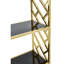 Bernon 230cm H x 65cm W Glass Standard Bookcase