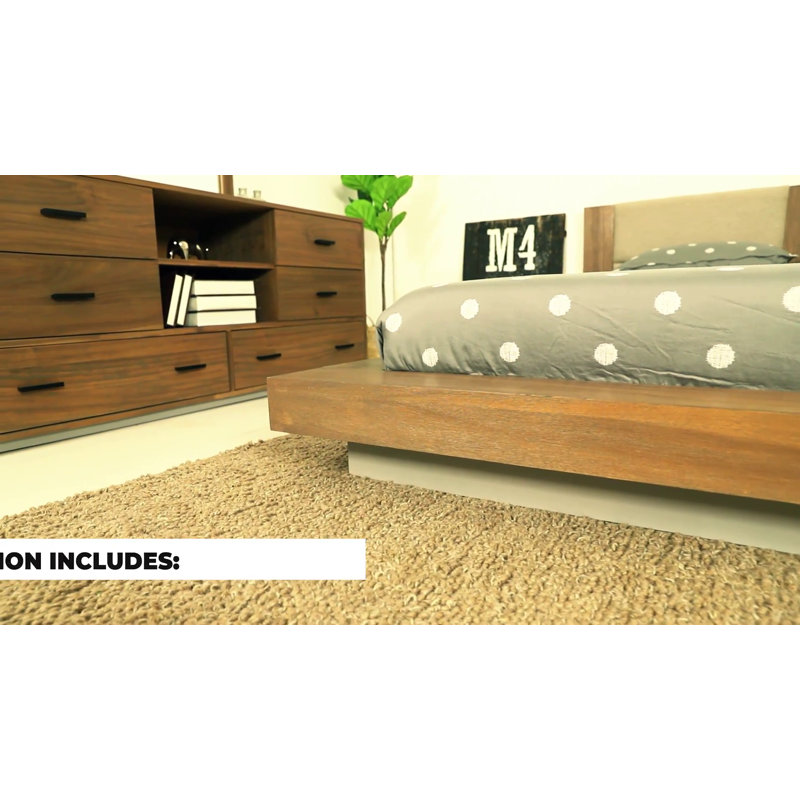 Boushra Solid Wood 3 Piece Bedroom Set | Wayfair