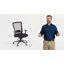  Chaise de bureau ergonomique à dossier moyen