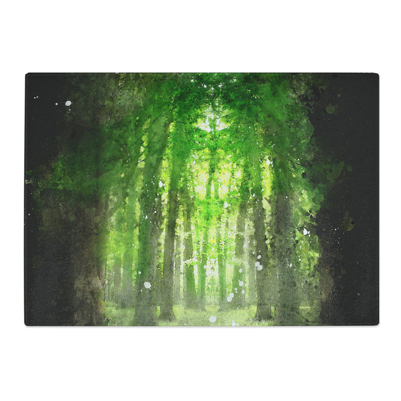 Forest Vol.2 Paint Splash Chopping Board, 0.4cm H x 20cm W x 28.5cm L