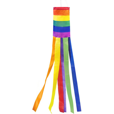 Drapeau de colonne à vents 40 po Rainbow