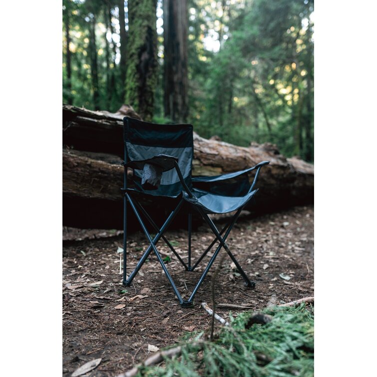 Miricle Bucket Style Folding Camping Chair with Cup Holder Arlmont & Co.