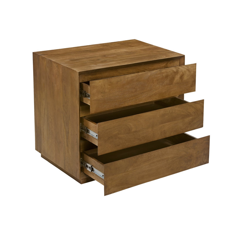 Table de chevet 3 tiroirs Flagstaff