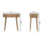 Console en bois massif 31,5 po Carisha