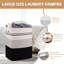 Panier à linge, panier à linge haut en corde tissée avec poignées, panier de rangement décoratif pour vêtements et couvertures dans le salon, la chambre à coucher-1041641107