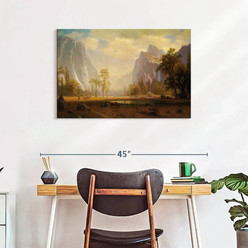 Alvord regardant la vallée de Yosemite, H 24 po x l 36 po
