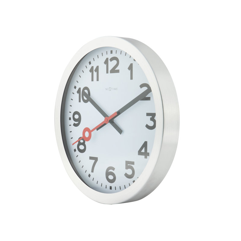 Station Metal Wall Clock, 35cm H x 35cm W x 4cm D