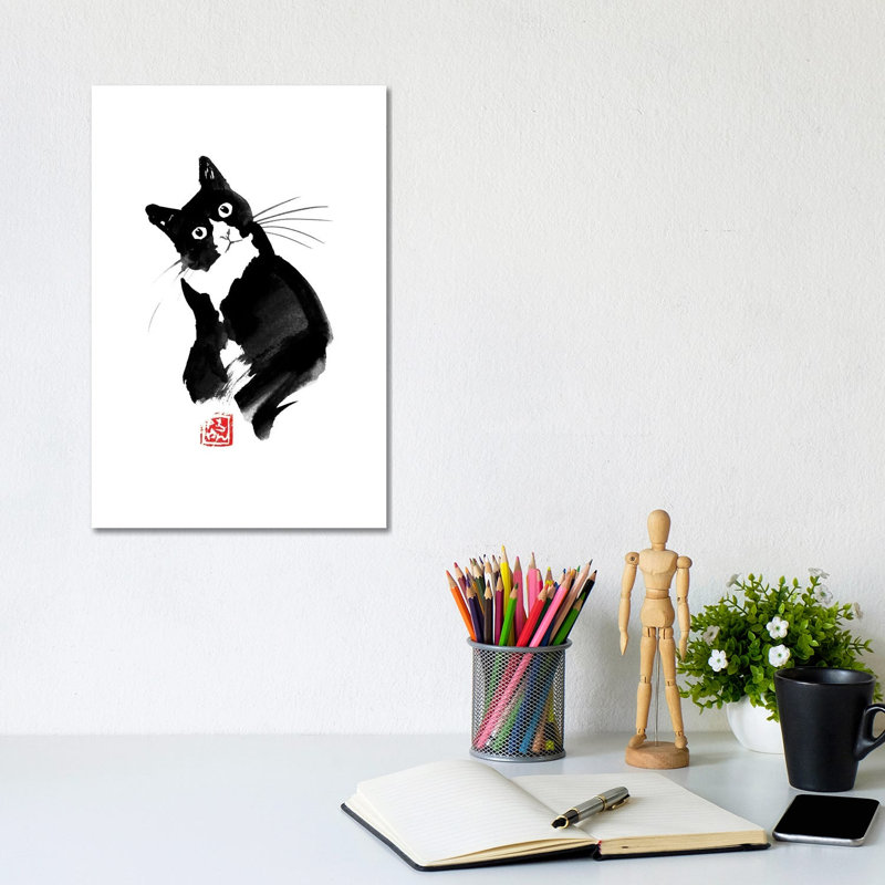 Dubitatif by Péchane - Print on Canvas, 20.32 cm H x 30.48 cm W, Wrapped Canvas