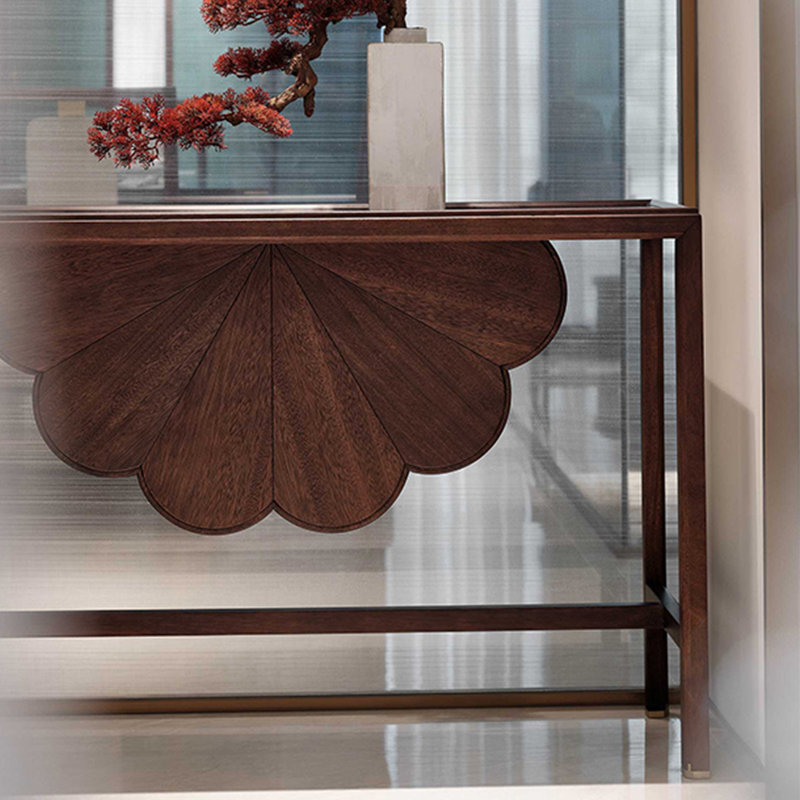 Solid wood creative multi-functional console table