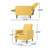 Button Tufted Upholstered Manual Push-Back Recliner -1784577399