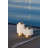7.5'' Solar Powered Integrated LED Cylinder Lantern