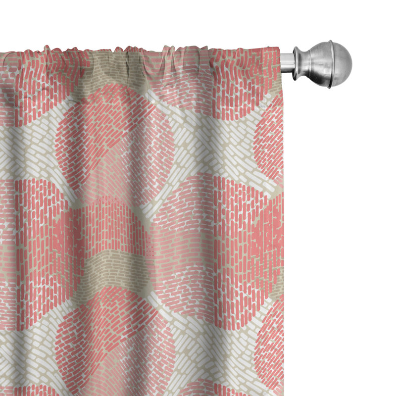 Rideaux 4 panneaux East Urban Home, L 56 po x L 95 po