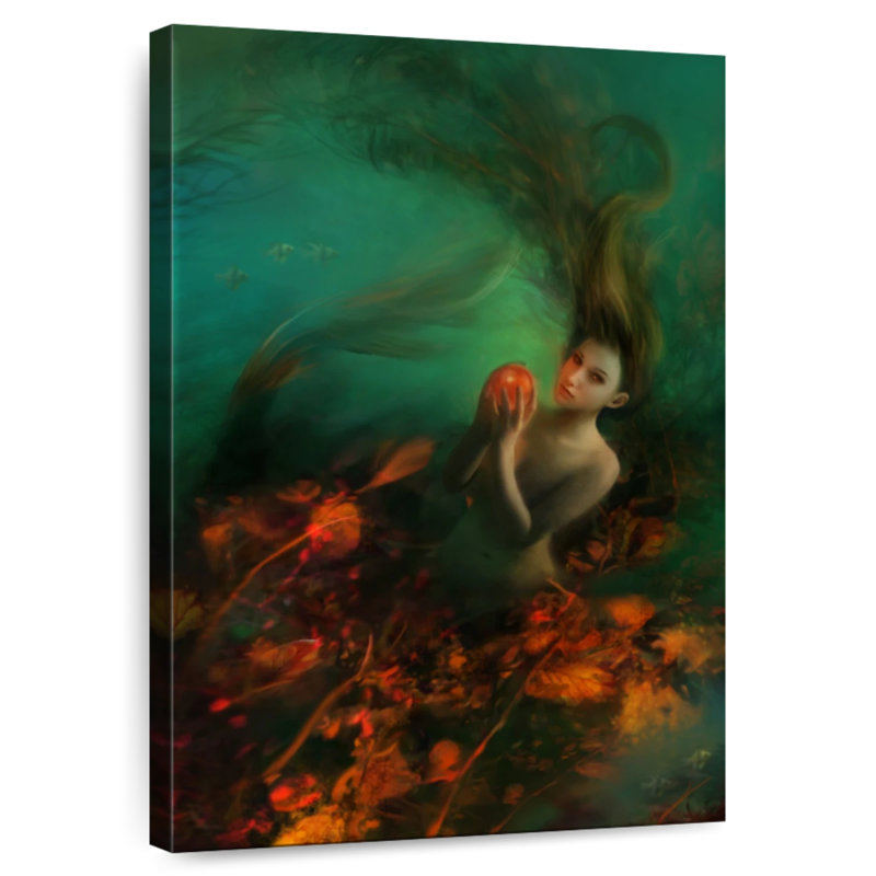 Kelan Enchanting Tangerine, 51" H x 34" W