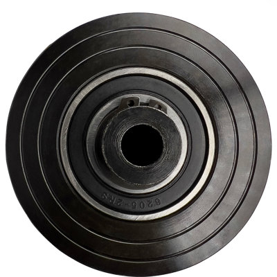 3.5 Inch V Groove Gate Wheel Solid Steel V Track Caster Zinc by Sidco Supply