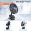 Ventilateur de table 8 po, ventilateur de table rechargeable 10 000 mAh