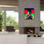 «Afro Punk 1» par Abstract Graffiti, art mural sur toile, 40 po x 54 po-857627437