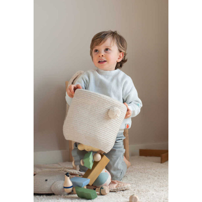 The Animal Crew Cotton Blend Decorative Basket