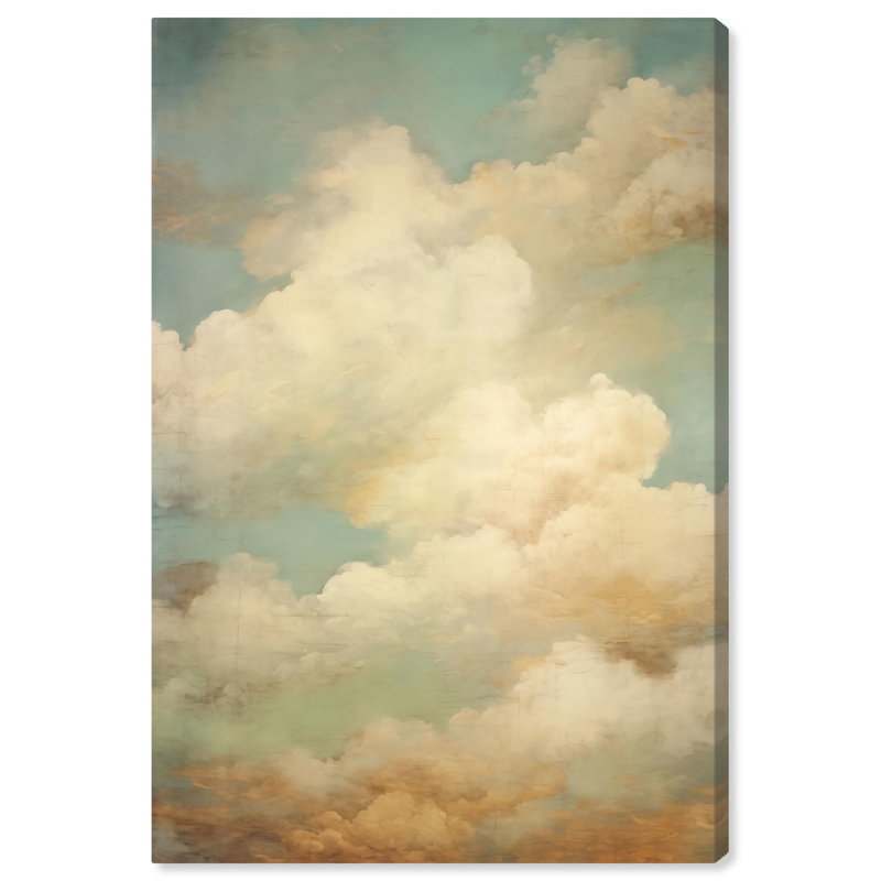 «Timeless Sky Canvas Elegant Farm House» par , H 15 po x l 10 po, Toile tendue avec châssis