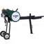Fendeuse à bois à double volant électrique Splitter à bûches électrique portative 12H 2HP 16A, fendeuse à bois électrique