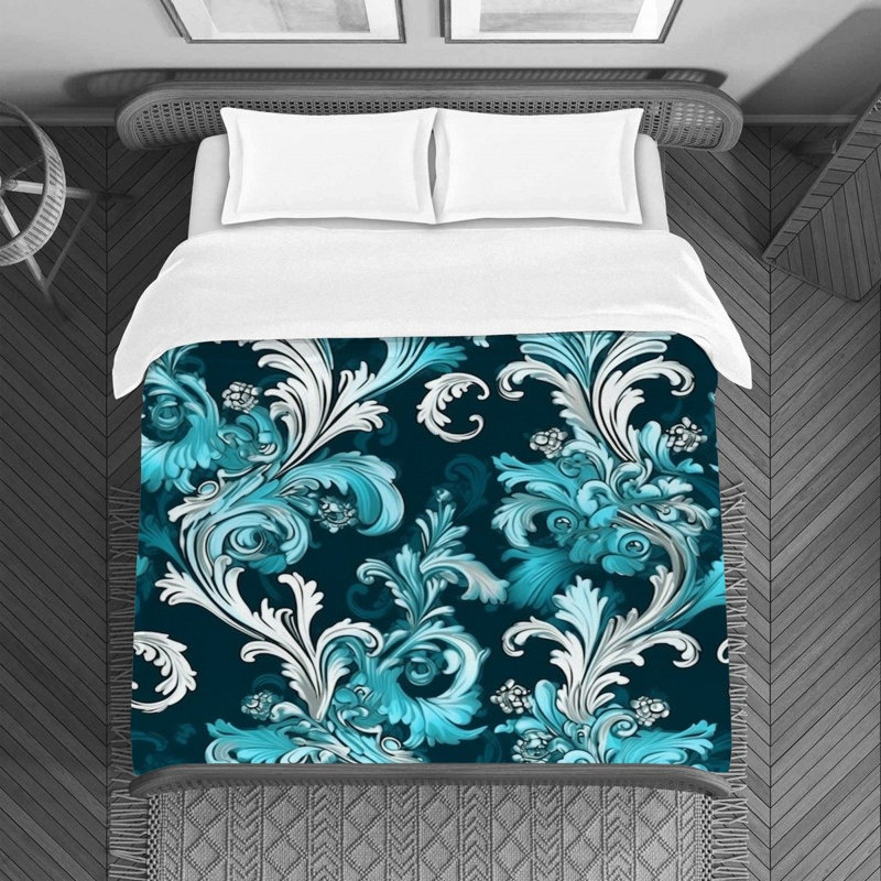 Housse de couette Dody, Housse de couette pour grand lit, Rose / blanc