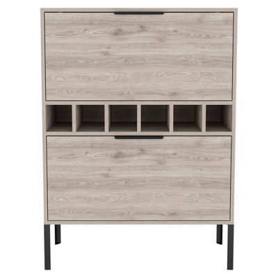 6-Bottle Rectangle Bar Cabinet