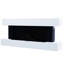 Anjeanette Metro Lane 132cm W White Electric Fireplace with 5120 BTU