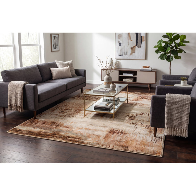Darlenatta Abstract Indoor Rug, Rectangle 7'10" x 10'10"
