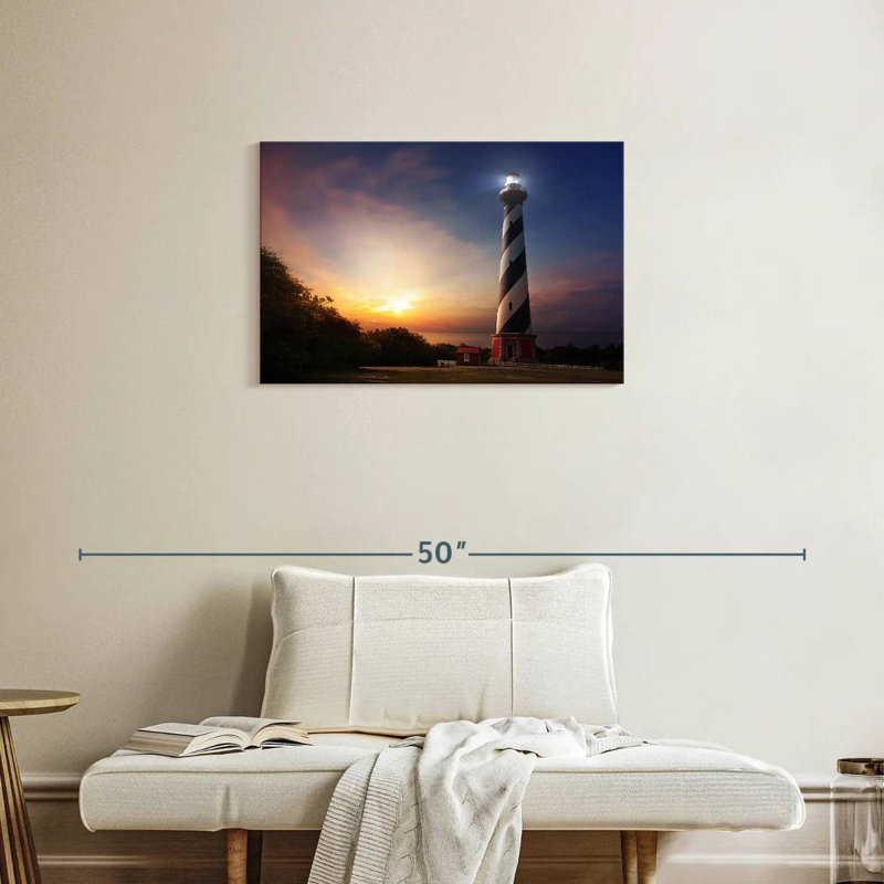 Lilie Cape Hatteras Lighthouse Sunset, 20" H x 30" W