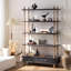 Vitrine moderne en fer noir