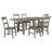 Suni 6 - Person Four Leg Dining Set-504725715