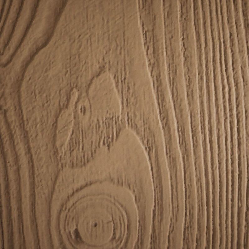 Poutre de plafond à 3 côtés en faux bois Endurathane sablé (poutre en U), H 4 po x l 12 po, Caramel, 18 pi L