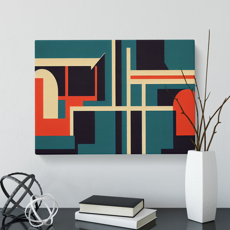 Classic Bauhaus Vol.3 - Wrapped Canvas Print, 35cm H x 50cm W x 3cm D