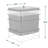 4 Gallons Plastic Worm Bin with Latching Lid-91481976