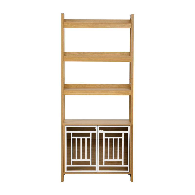 Meuble pour chien avec échelle pour cage
