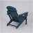 HDPE Folding Adirondack Chair With Dual Cup Holder Composite Adirondack Chair With Wood Texture-1789004948