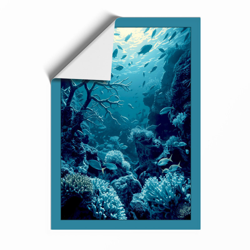 Coral Reef Ascending Coastal - Print, Unframed, A1 - 84.1 x 59.4 cm