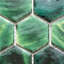 Carreau de mosaïque murale en porcelaine brillante 2 po x 2 po Agate-98977104