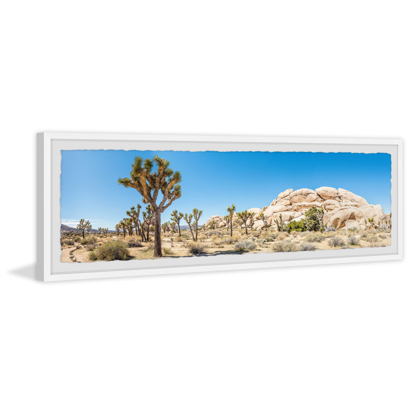 Wanderlust And Desert Dust - Single Picture Frame Print, 25cm H x 76cm W x 3.81cm D