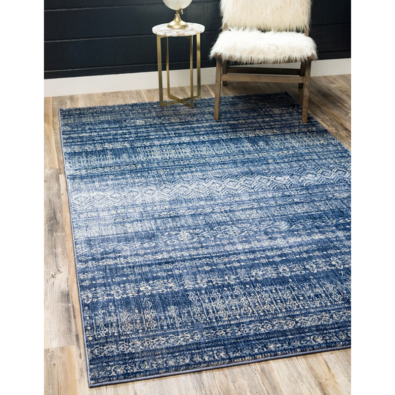 Zandra Chevron Indoor Rug, Rectangle 8' x 10'