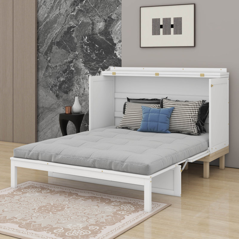 Grand lit escamotable, Blanc