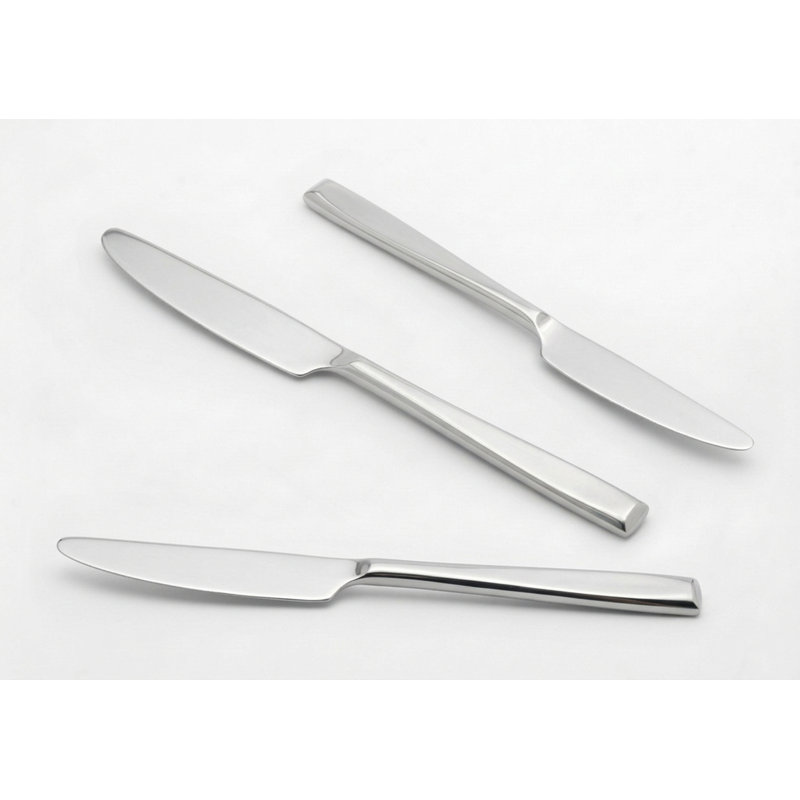 Cutlery Sets Stainless Steel 18/8 Dinner Knife 4pc Set Catering Taper
