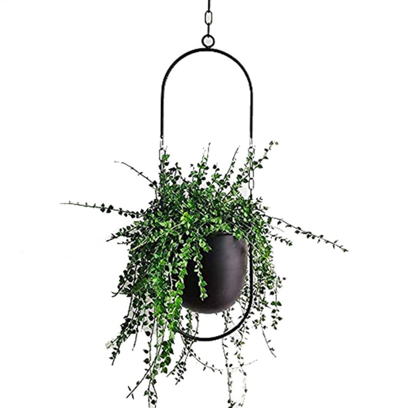 Ahziyah Metal Hanging Planter