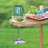 Renner Solid Wood Floor Wine Glass Rack in Bamboo