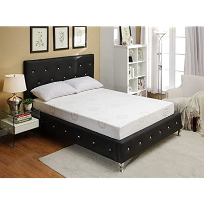 King Size Herbal Fusion Collection White Tea - Memory Foam Mattress For A Sound Night's Rest Spinal Health And Comfortable